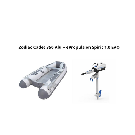 Zodiac Cadet 350 Alu + ePropulsion Spirit 1.0 EVO