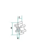 Yamaha Yamaha impeller 688-44352-03 voor 60–90 PK vanaf 2005