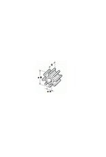 Yamaha Yamaha impeller 6CE-44352-00 voor V6 F225, F250 en F300