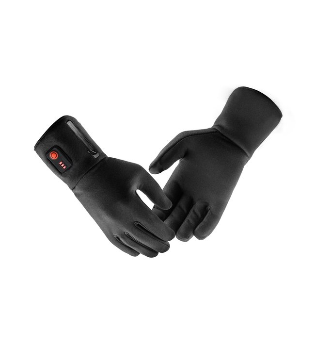 Sous-gants chauffants fins et résistants noirs