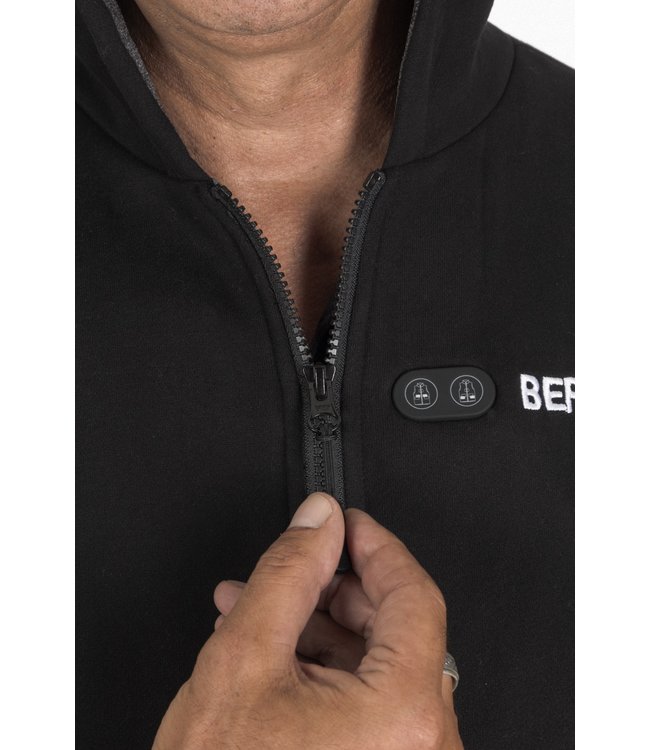 Heated Hoodie - Men | Dual Heating - Black
