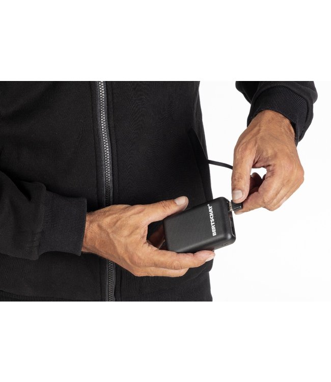 Heated Hoodie - Men | Dual Heating - Black