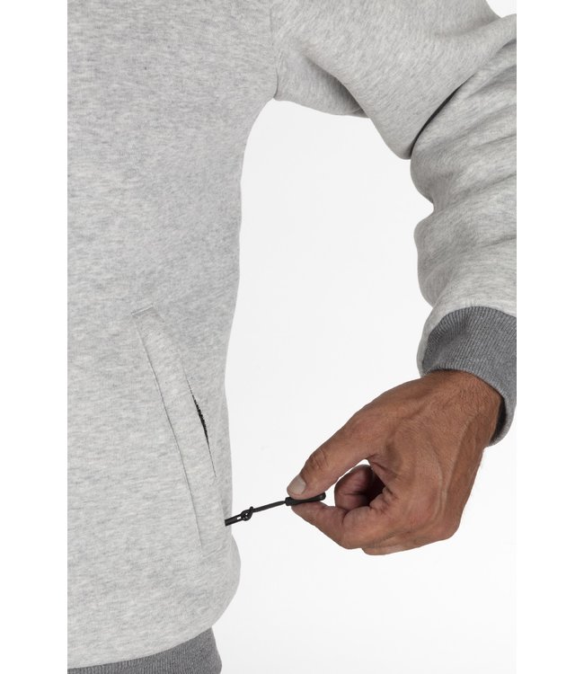 Beheizter Hoodie - Dual Heating | Herren - Grau