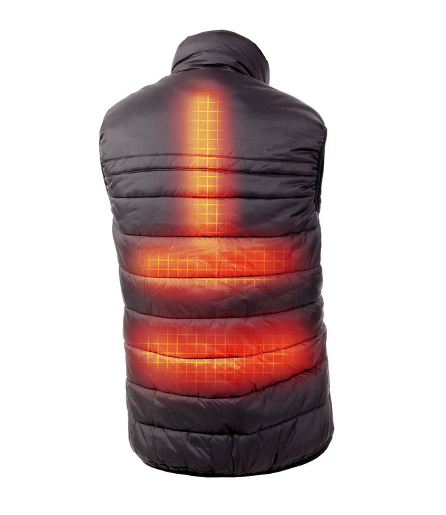 Wattierte Weste Damen – Doppelte Heizung | USB
