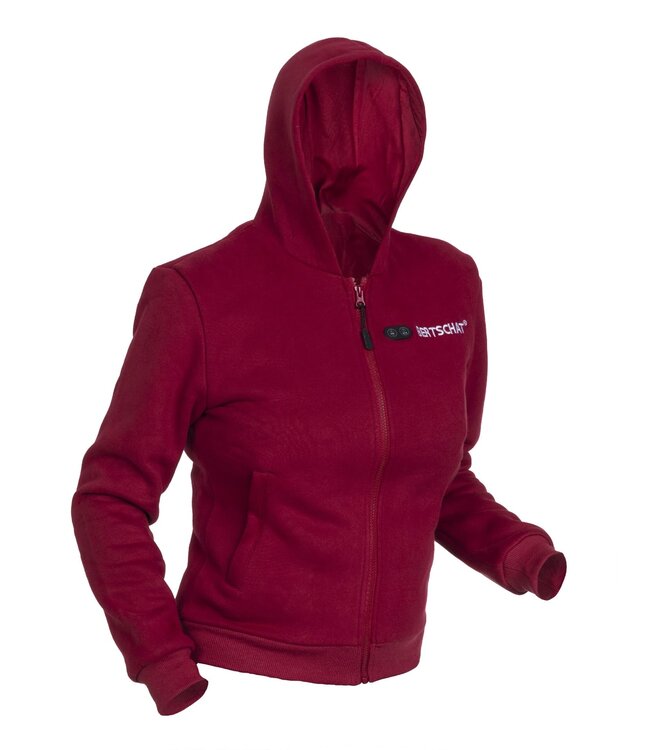 Heated Hoodie - Women | Dual Heating | Burgundy