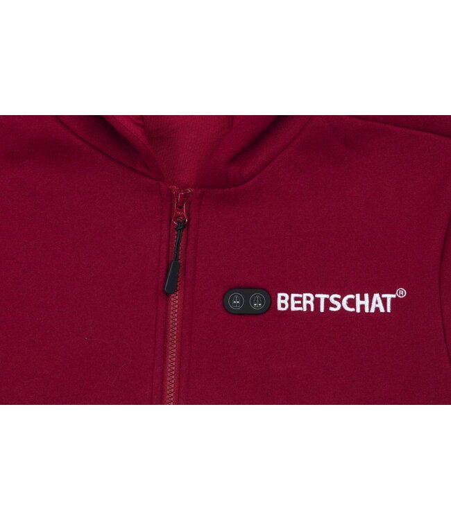 Verwarmde Hoodie - Dames | Dual Heating - Bordeauxrood