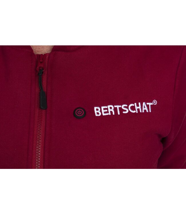 BERTSCHAT® - Beheizte Weste - Sweatshirt - Burgund