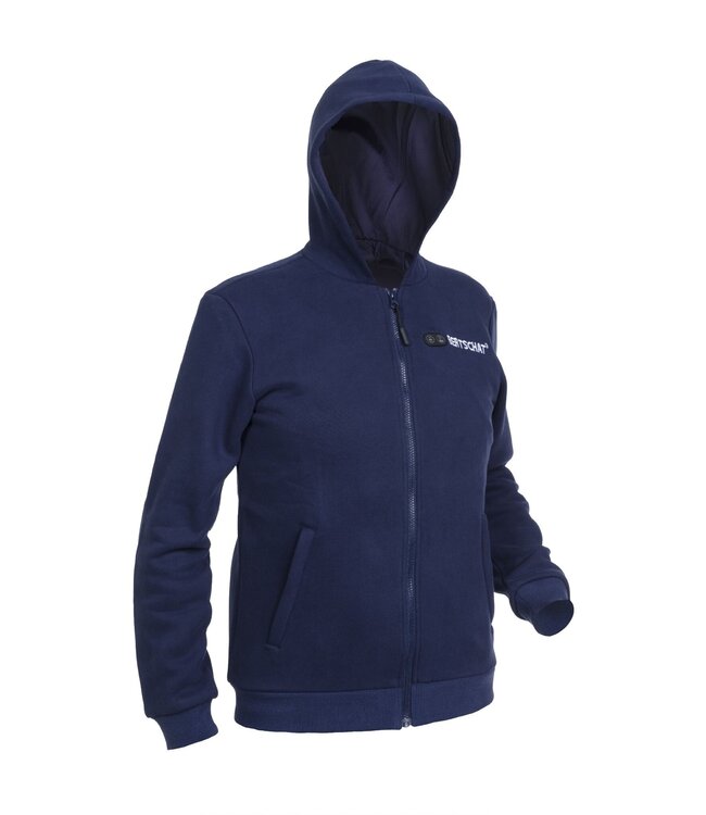 Verwarmde Hoodie - Heren | Dual Heating - Bordeauxrood