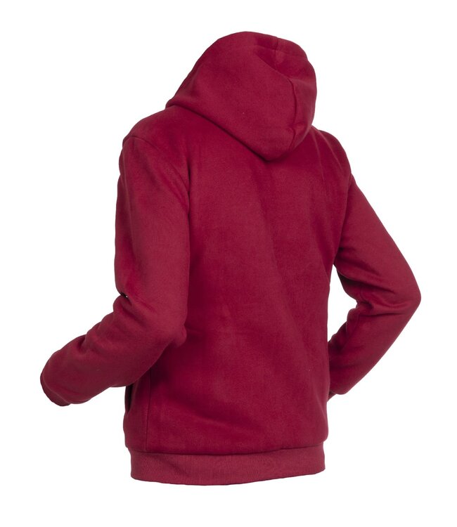 Sweat A Capuche Zippé Double Chauffage  PRO | USB - Homme Bourgogne