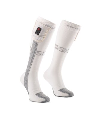 BERTSCHAT® Extra Pair Heated Socks Aerowhite- Long Edition | excl. Battery Pack