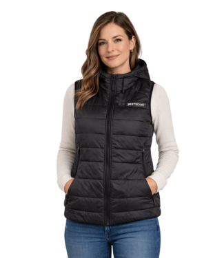 BERTSCHAT® Gewatteerde Verwarmde Bodywarmer Dames - Dual Heating | USB