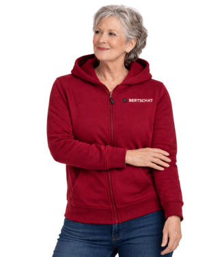 BERTSCHAT® Beheizter Hoodie PRO | Damen - Burgundy