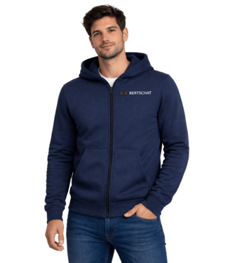 BERTSCHAT® Heated Hoodie - Men | Dual Heating - Navy Blue