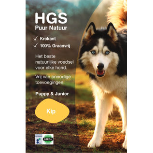 HGS Puur Natuur Hondenbrokken Puppy & Junior Chicken & Potatoes - GRATIS thuisbezorgd!