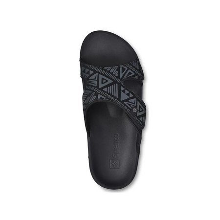 Spenco Spenco Kholo Heren Tribal slippers met velcro sluiting