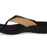 Spenco Spenco Slippers Yumi Pure dames - Black/Tan