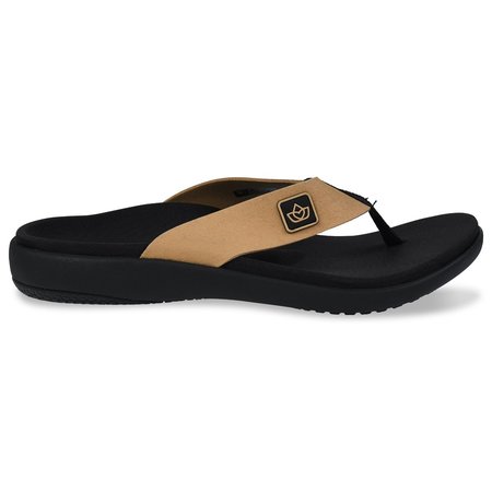 Spenco Spenco Slippers Yumi Pure dames - Black/Tan