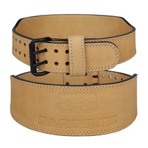 Leren Weightlifting belt - Sand