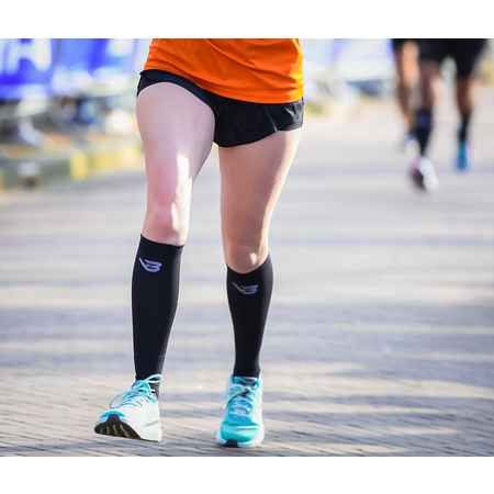 VB Compression VB Ultra Calf Sleeves - Zwart