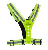 Bee Safe BEE SAFE Led Hardloopvest Lime | Reflectievest