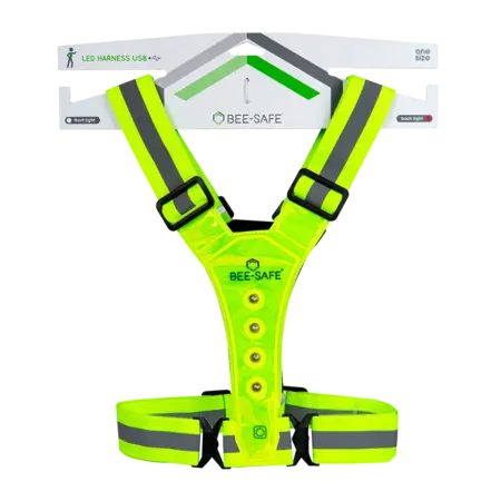 Bee Safe BEE SAFE Led Hardloopvest Lime | Reflectievest