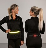Bee Safe BEE SAFE  Led Heupband - Zwart | USB | Hardlopen