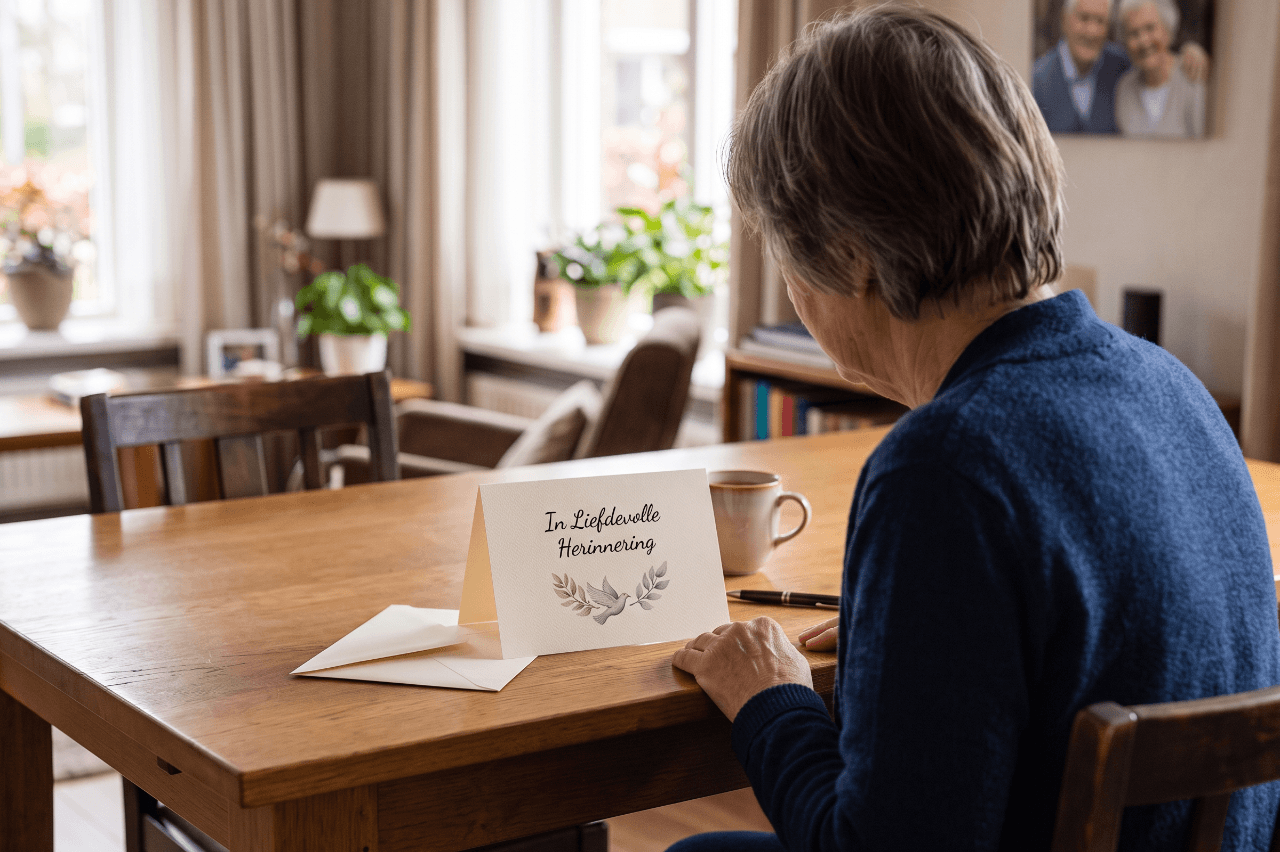 Voorbeelden van passende teksten voor rouwkaarten