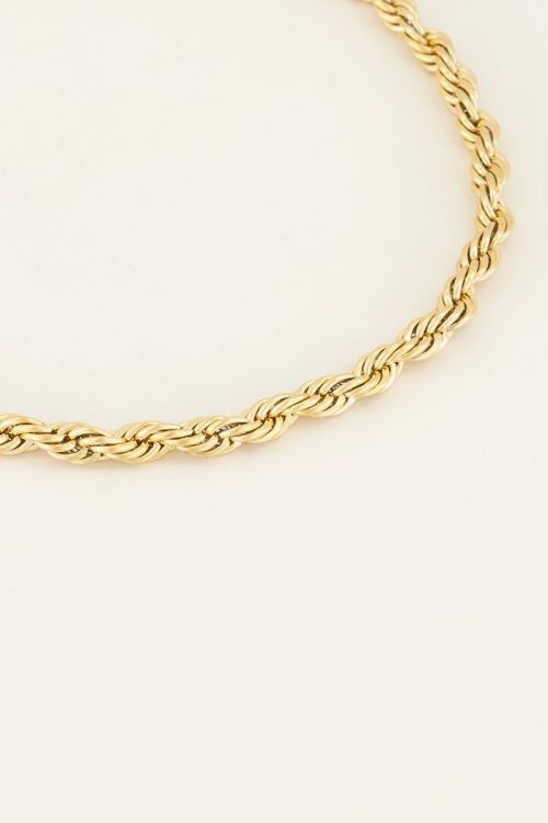 TWISTED NECKLACE GOLD By Lenz