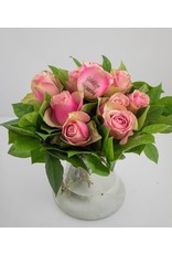 Magic Flowers Boeket 9 rozen - Roze - Gelukkige Verjaardag
