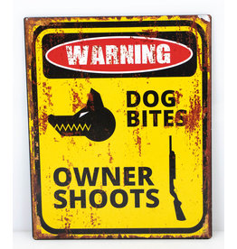 Warning dogs bites