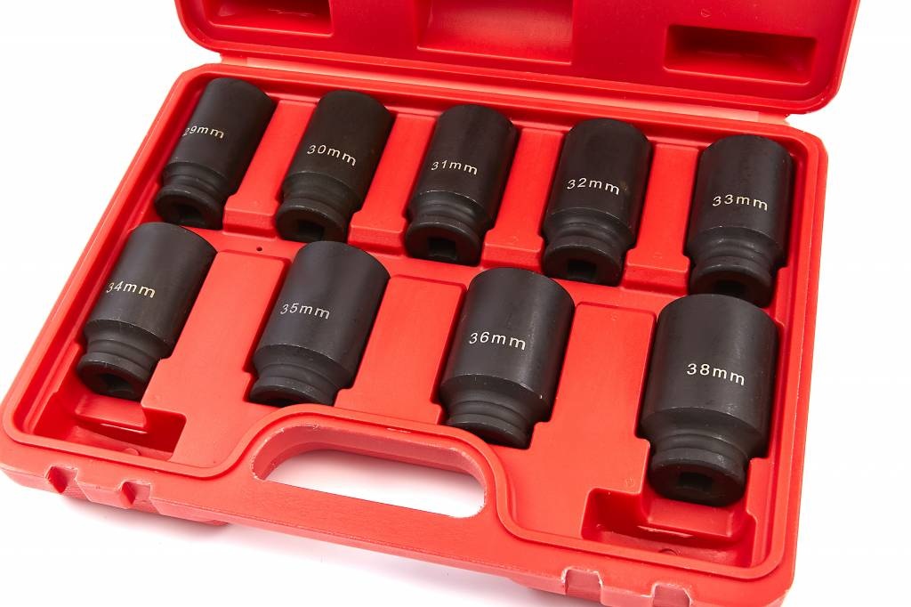 9 Piece 1/2 "Heavy Duty Power Socket Set