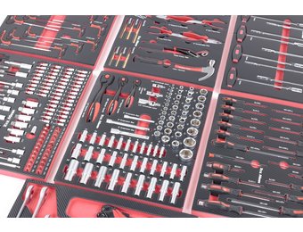 TM 262 Piece Premium Tool Filling With Carbon Look