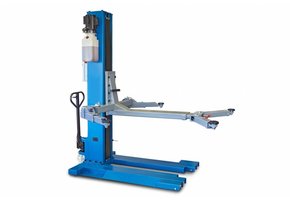 Mobile 1-column lift with electronic release