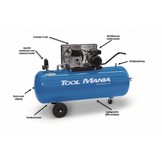 TM 200 Liter Compressor 3Hp, 230v