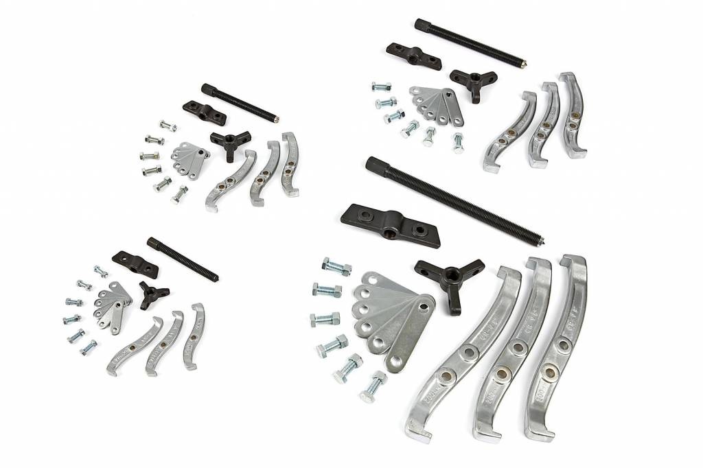 TM 72 Delige 2 en 3 Arm Poelietrekker Set 75 / 100 / 150 / 200 mm