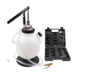 Transmissie Vloeistof Pomp ATF Refill 7.5L 15 Gemeenschappelijke Adapters Kit Plastic Pomp W/Regelklep Opbergkoffer Snelle Extractie