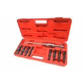 9 Piece Inner bearing puller set with impact puller