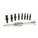 9 Piece Inner bearing puller set with impact puller