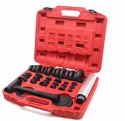 TM TM 37 Piece Wheel Bearing and Gasket disassembly set Including Recoilless Hammer