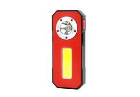 TM Rechargeable Narrow LED Flashlight / Looplamp / worklamp with Power Bank