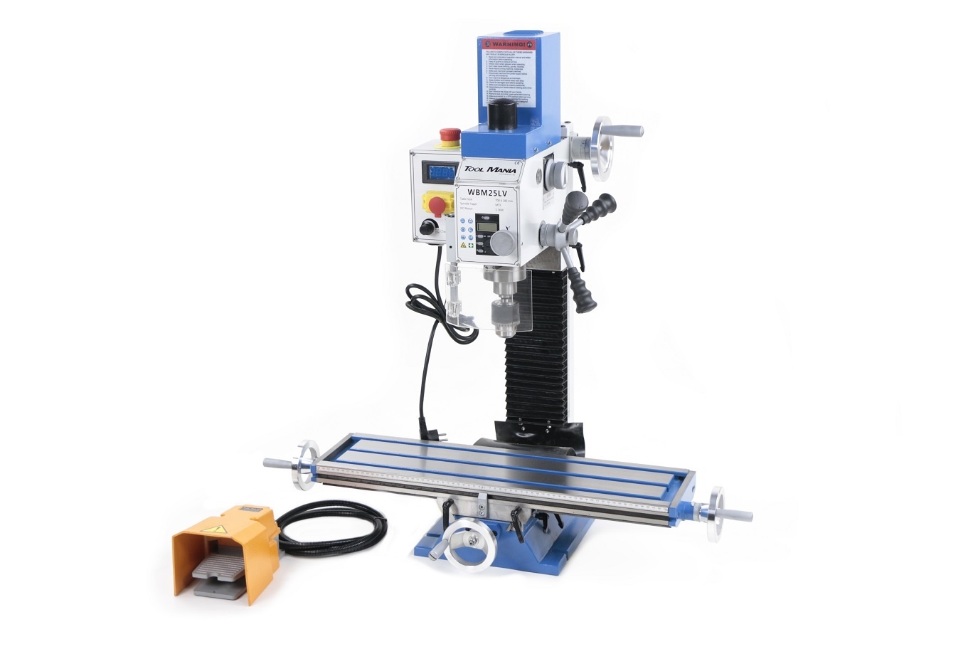 TM BF 25 Freesmachine Grote Tafel V2 met Voetaansturing