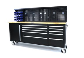 TM 215 cm. Tool trolley / Workbench with worktop