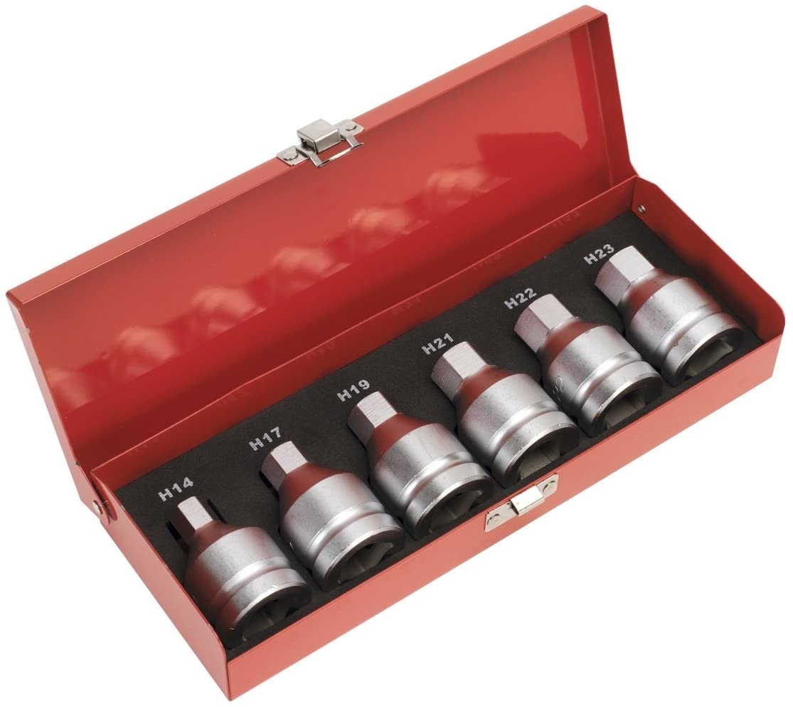 TM 6 Delige Profi 3/4" INBUS Doppenset Grote Maten