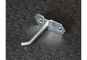 Gereedschapshaak schuin, Enkel 7,5 cm