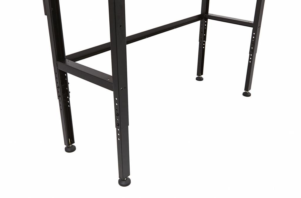 131 cm. Workbench with Wooden Worktop and Back
