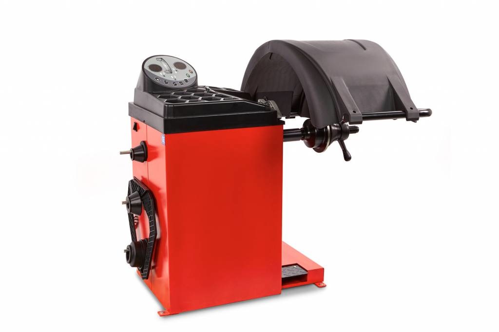 TM Profi Balanceermachine 10-24 inch met voetrem