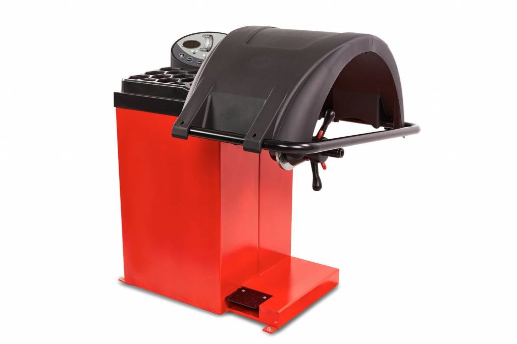 TM Profi Balanceermachine 10-24 inch met voetrem