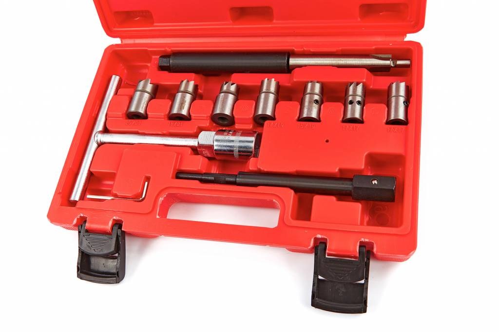 TM 10 Delige Diesel Injector Tappen Set