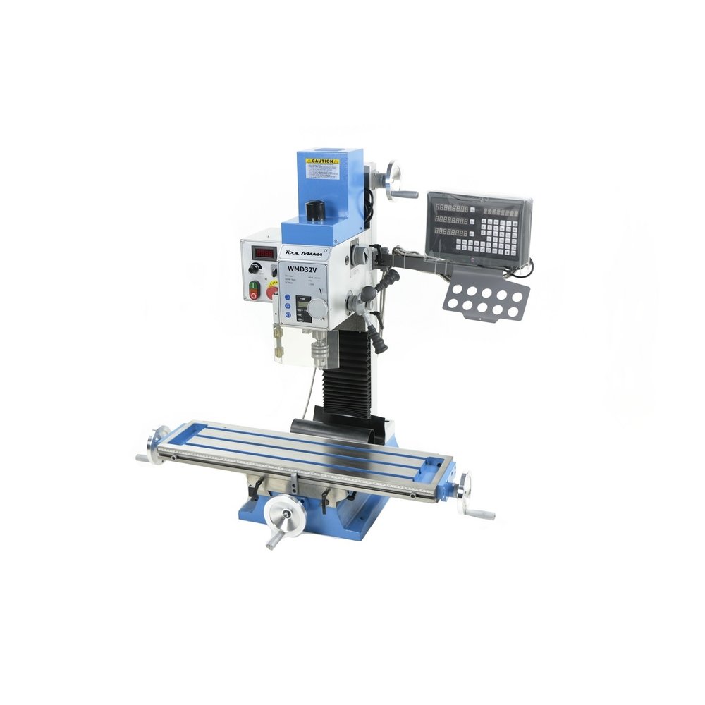 TM TM BF 32 Milling Machine Large Table V2 with SINO 3 axis digital ...