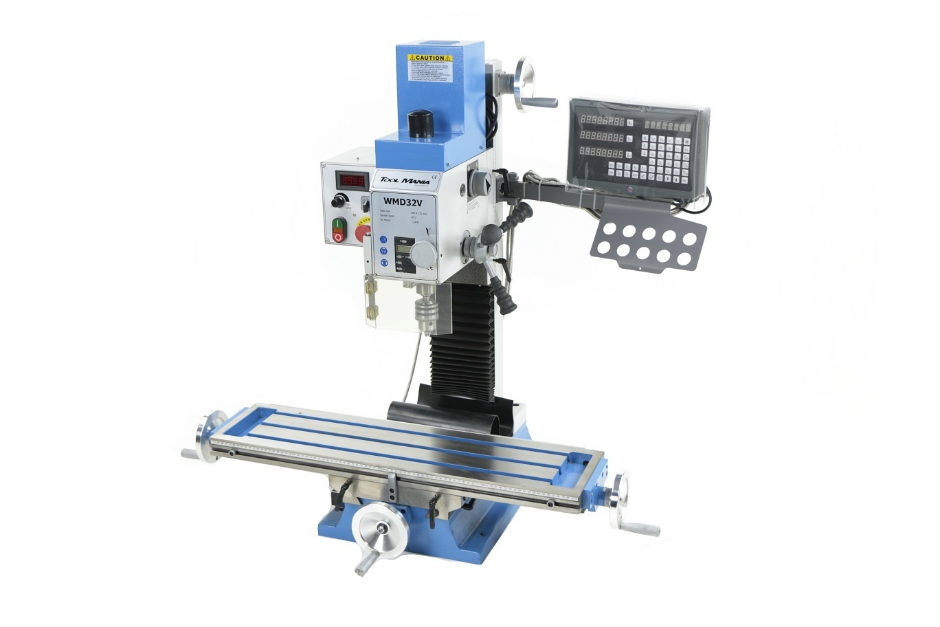 TM BF 32 Milling Machine Large Table V2 with SINO 3 axis digital readout system